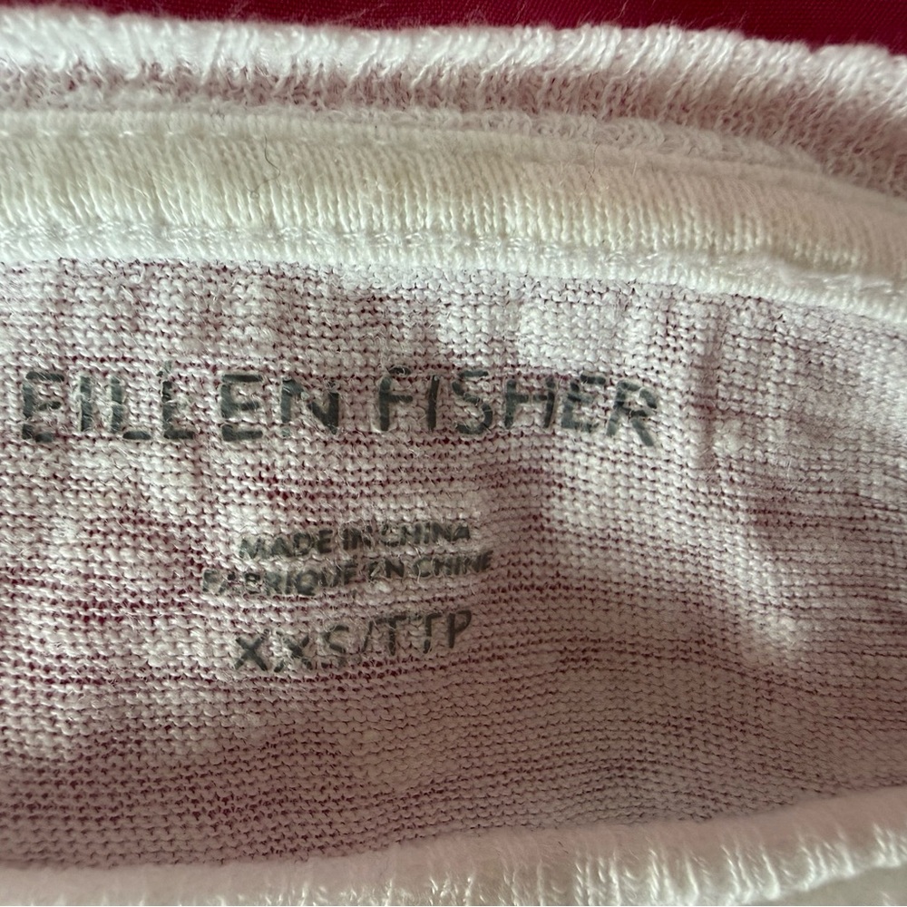 Eileen Fisher Cream Knit Top